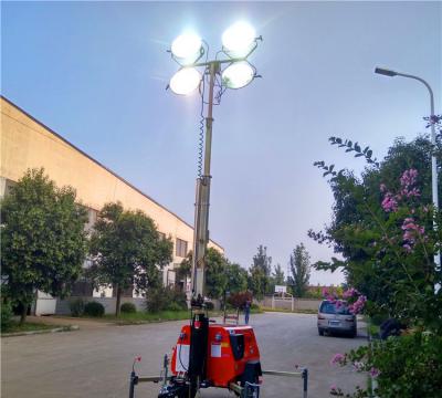 9米照明車應急救援移動工程照明燈塔 戶外助力工地施工升降式拖車